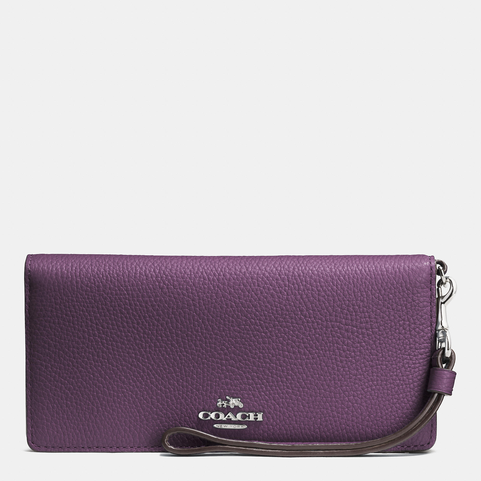 New Realer Coach Slim Wallet In Colorblock Leather | Women